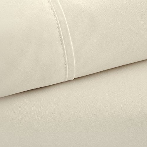  Peru Pima Luxury Pillowcase Set - 100% Peruvian Pure Cotton - 800 Thread Count - Hotel Quality Sateen - King Size - Ivory