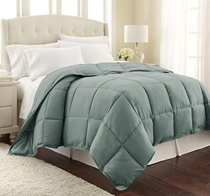  Southshore Fine Living, Inc. Vilano Springs Premium Quality Over-Sized All-Season Down-Alternative Comforter, Sage Green, Twin/Twin XL