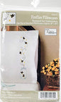  Tobin Stamped Pillowcases, Fireflies, 20" X 30" Embroidery Kit, White
