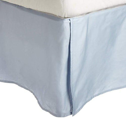  800 Thread Count Egyptian Cotton ONLY 1 Piece Bed Skirt (Twin XL, White, 15 Inch Fall) - Hotel Quality, Iron Easy, Quadruple Pleated, Wrinkle And Fade Resistant