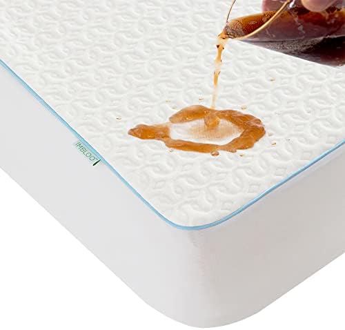  Waterproof King Size Mattress Protector - Breathable King Mattress Pad Cover - Premium Bamboo 3D Air Fabric, Ultra Soft Cooling Mattress Cover Fitted 8"-21" Deep Pocket (Noiseless & Vinyl-Free)