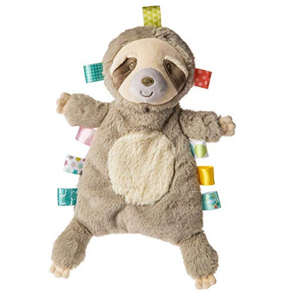  Taggies Soothing Sensory Stuffed Animal Security Blanket, Molasses Sloth, 13 X 13-Inches