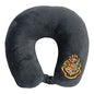  Harry Potter, "Hogwarts Crest" Applique Travel Neck Pillow, 12" X 13" X 3", Multi Color