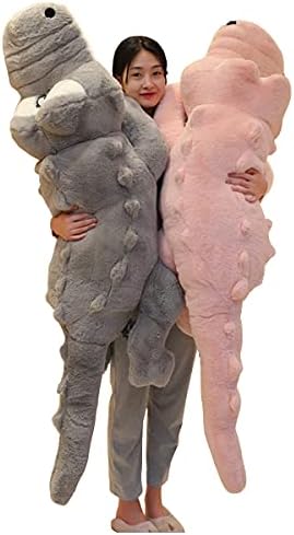 Hofun4U Crocodile Plush Pillow, Alligator Stuffed Animal, Giant Crocodile Plush Body Pillow Home Decor Xmas Valentine’s Birthday Gift For Boys Girls Adults Kids (Shade Green,67 Inch)