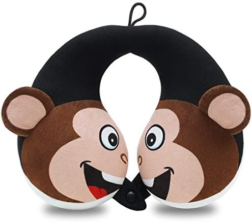  Kids Neck Travel Pillow, Remarkable Head Chin Neck Support U-Shaped Animal Pillows For Child, Toddlers – Relax And Sleep Soundly Anytime Anywhere
