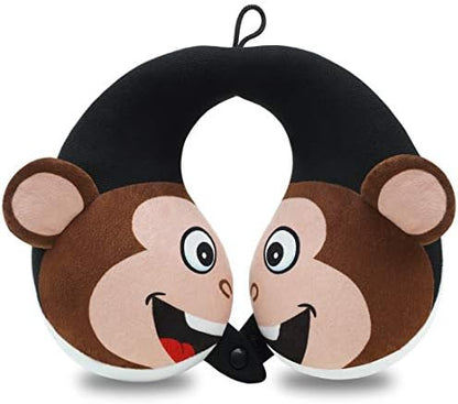  Kids Neck Travel Pillow, Remarkable Head Chin Neck Support U-Shaped Animal Pillows For Child, Toddlers – Relax And Sleep Soundly Anytime Anywhere
