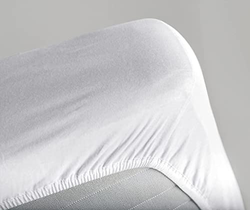  Oakias Twin Fitted Sheets White – Pack Of 2 Bottom Sheets – Soft Brushed Microfiber Elastic Sheets For Bed – Shrinkage & Fade Resistant Sheets – Machine Washable