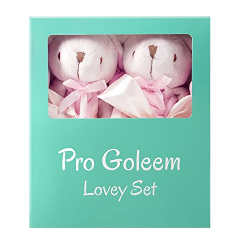  Pro Goleem Elephant Security Blanket With Stuffed Animal Snuggle Toy Lovey Soft Lovie Baby Registry Search Baby Girl Gifts For Infant And Toddler Pink 16 Inch