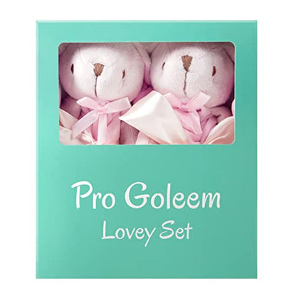  Pro Goleem Elephant Security Blanket With Stuffed Animal Snuggle Toy Lovey Soft Lovie Baby Registry Search Baby Girl Gifts For Infant And Toddler Pink 16 Inch