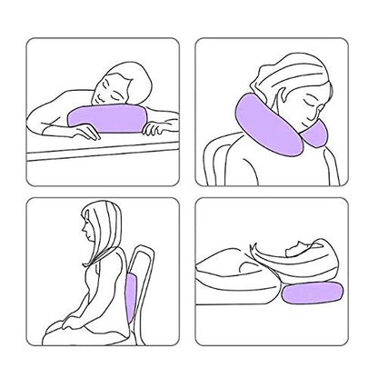  Kids Travel Pillow, Neck Pillow For Kids, Unicorn Traveling Soft 360° Head & Neck Sleeping Supporting Children Animal U Shaped Cushion,Car Seat & Airplane Travel Accessories,Christmas Gift