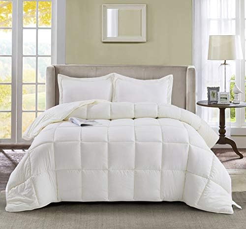  HIG 3pc Green Down Alternative Comforter Set Queen Size - All Season Reversible Comforter With Two Shams - Quilted Duvet Insert With Corner Tabs - Box Stitched - Breathable, Soft, Fluffy