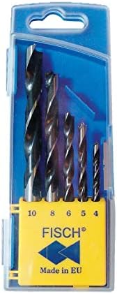  01200008K Standard Wood Twist Drill Set In Plastic Box, 0 V, Multi-Colour, 3-10 Mm, 8-Piece