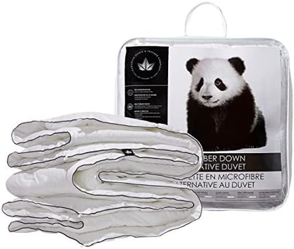  Canadian Down & Feather Co. - All Season Microfiber Down Alternative Duvet Comforter King Size - Machine Washable - 260 TC Shell 100% Cotton - Oeko TEX Certified
