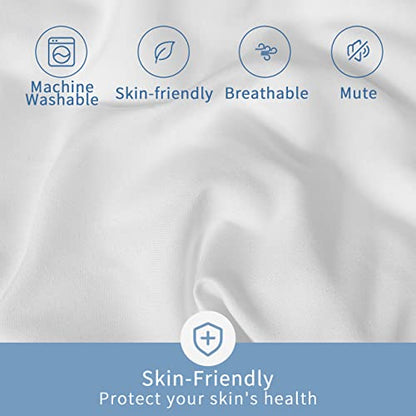  Queen Comforter Duvet Insert White Comforters All Season Alternative Comforter Machine Washable Soft Brushed Microfiber Bedding Comforter With Corner Tabs 90X90Inches 46oz