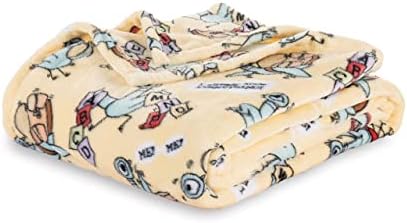  Berkshire Blanket & Mo Willems® VelvetLoft® Luxury Soft Cozy Cute Kids Throw Blanket,Gifts For Kids,Elephant & Piggie,50 In X 70 In(Official Mo Willems® Product)