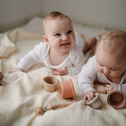  Mushie Muslin Baby Swaddle Blanket | 100% Organic Cotton (Sun)