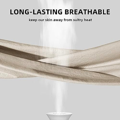  SONORO KATE 100% French Pure Linen Sheets, Breathable And Durable Line King Size Sheets, Anti-Tear Line Bed Sheets, Machine Washable, 16 Inch Deep Pocket - 4 Piece (Natural Linen, King)