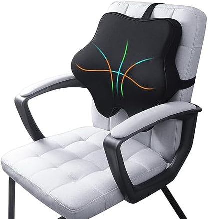  Anzhixiu Lumbar Support Pillow For Office Chair Help Sit More Upright - Lumbar Support Pillow For Scientific Lower Back Support Leaves More Sit Space - Standard