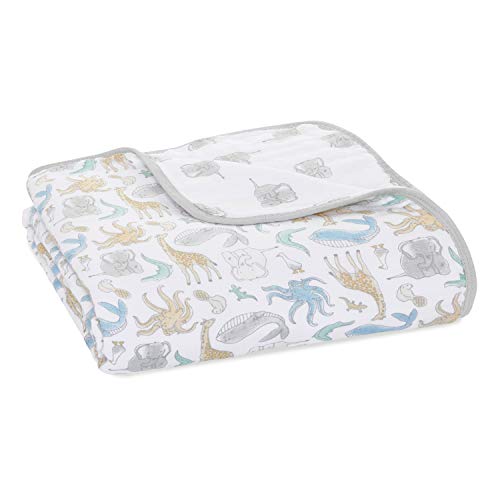  Aden + Anais Dream Blanket, Boutique Muslin Baby Blankets For Girls & Boys, Ideal Lightweight Newborn Nursery & Crib Blanket, Unisex Toddler & Infant Bedding, Shower & Registry Gift, Winnie The Pooh