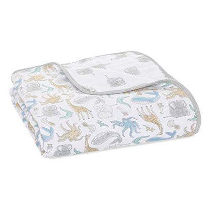  Aden + Anais Dream Blanket, Boutique Muslin Baby Blankets For Girls & Boys, Ideal Lightweight Newborn Nursery & Crib Blanket, Unisex Toddler & Infant Bedding, Shower & Registry Gift, Winnie The Pooh