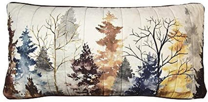  Queen/Full Quilt - Bear Mirage Cotton Lodge Quilt With Bear Pattern - Machine Washable
