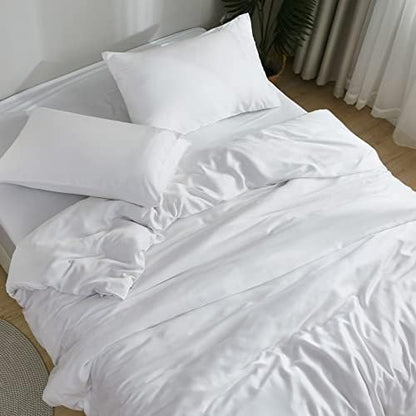  By SIJO 100% Organic Bamboo Sheet Set, Buttery Soft, Cooling For Hot Sleepers, Silky Breathable, Oeko-TEX, High GSM, 16" Deep Pockets - 3pc - 2 Pillowcases 1 Fitted Sheet (Fog, King)