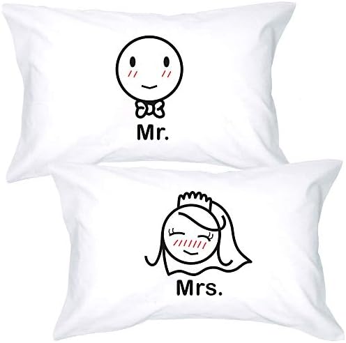  BOLDLOFT Tie The Knot Couple Pillowcases-Wedding Gifts For Bride And Groom,Engagement Gifts For Couple,Bridal Shower Gifts|Bride And Groom Gifts,Newlywed Gifts,New Bride Gifts