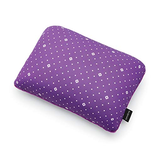  Samsonite 2-in-1 Magic Travel Pillow, Purple/Dots, One Size