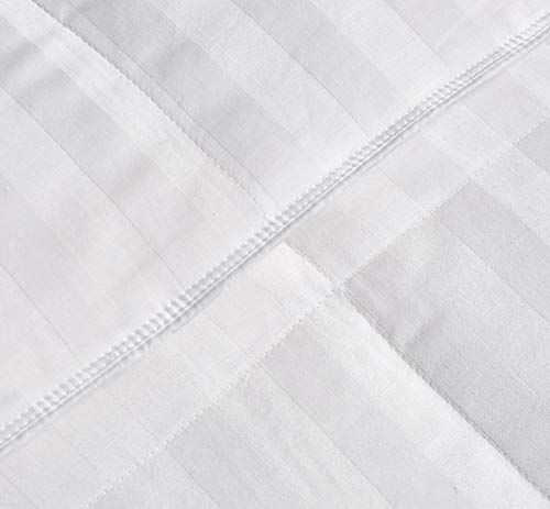 500 Thread Count Damask Stripe (2 CM) Duraloft Down Alternative Comforter, FQ