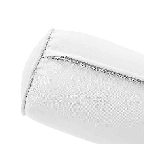  DBM IMPORTS *Cover ONLY*-Style 6 Outdoor Daybed Mattress Bolster Pillow Slipcovers Pipe Trim Twin-XL Size - AD106