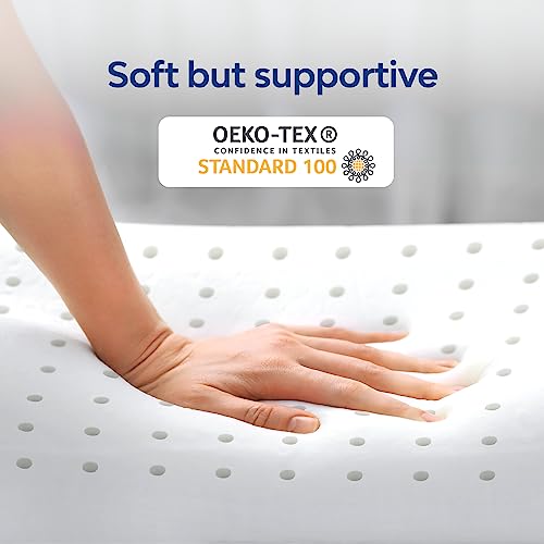  Mediflow Water Pillow Memory Foam Re-Invented With Waterbase Technology - Clinically Proven To Reduce Neck Pain & Improve Sleep Quality. (Single Pack)