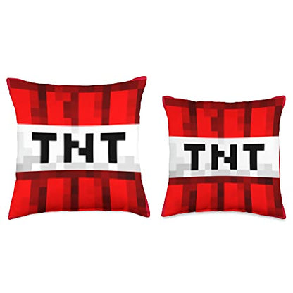  TopsandthePops 64 Gaming TNT Dynamite Explosive Design 32 Bit Throw Pillow, 18x18, Multicolor