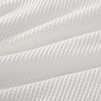  Bedsure Cotton Duvet Cover Queen - 100% Cotton Waffle Weave Coconut White Duvet Cover Queen Size, Soft And Breathable Queen Duvet Cover Set For All Season (Queen, 90"x90")