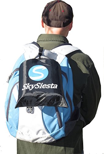  SkySiesta SNUG Travel Pillow - Head Support With L Shaped, Fiber Filled Sides. Patented Design.