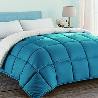  Seward Park Twin Duvet Insert Lightweight Soft Comforter Down Alternative Fluffy Breathable Cooling Summer Dorm Bedding Reversible Bed Quilted White