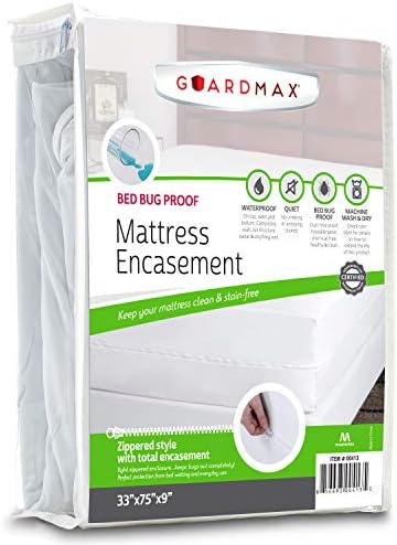  Queen Mattress Protector Cover Zippered | 100% Waterproof Bed Bug Encasement | Soft, Hypoallergenic And Breathable | Queen Size (60"x80")