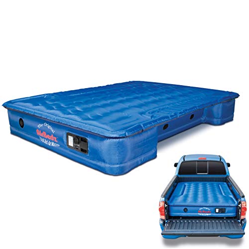  I-105 AirBedz Truck Bed Air Mattress | Mid Size-Short Bed, 5-5.5 Feet In Length With Built-in Rechargeable Battery Air Pump | Tailgate Extension Included