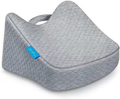  ZIKEE Knee Pillow For Side Sleeper, Memory Foam Leg Pillow Designed For Americans, Cooling Pillow With Ergonomic Design For Sciatica, Hip & Back, Knees Joints Pain Relief, With 2 Washable Pillowcases