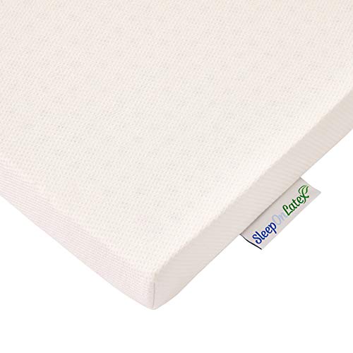  Sleep On Latex Mattress Topper Cover - 3 Inch Twin XL (Cover Only)