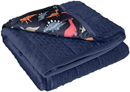  CHHKON Weighted Blanket For Kids And Teens Printed Weighted Blanket 7 Lbs (style8, 41''x60'' 7lb)