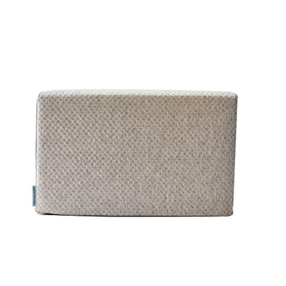  Lounge Doctor Elevating Leg Rest Pillow With Memory Foam, Uniquely Designed Incline Wedge For Vein Circulation, Leg Swelling, Lymphedema,Leg And Back Pain, Relaxation, Light Blue, 24" Wide, Medium