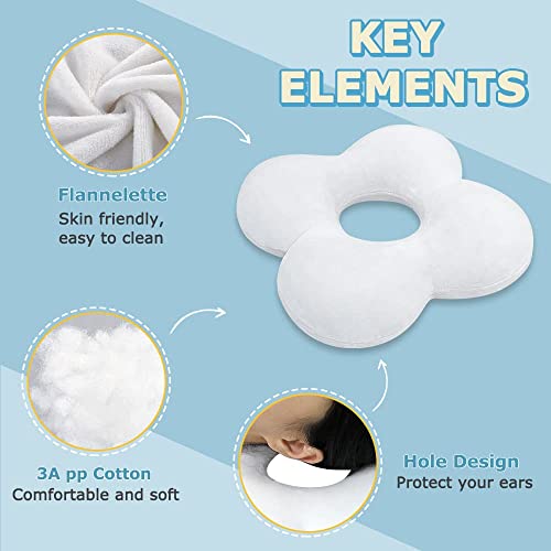  Ear Piercing Pillow For Side Sleepers Donut Pillow With Ear Hole, CNH, Relief Pain Ear Inflammation And Pressure Sores Guard Protector Earplugs Support Pillow For Sleeping