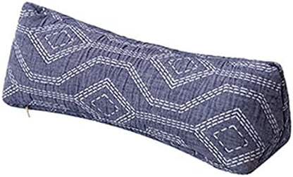  Neck & Cervical Pillows, Buckwheat Pillow Cervical Neck Roll Pillow Buckwheat Hulls Filling Cooling Round Pillows Lunch Break Buckwheat Pillow Office Waist Support Organic Buckwheat Pillow (Color : B