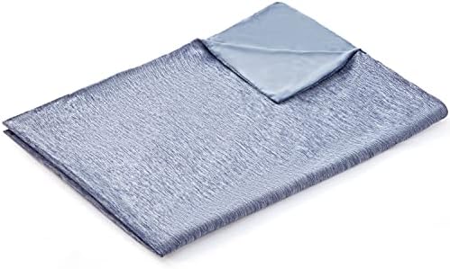 EXQ Home Cooling Cover 90x90-Queen Size Premium Soft Duvet Cover For Weighted Blanket With Zipper,Machine Washable (Dark Grey,Duvet Cover Only)