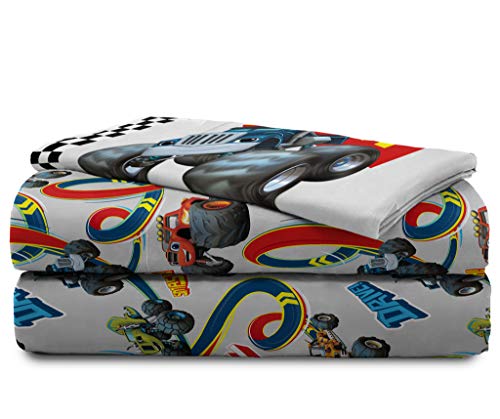  Nickelodeon Blaze Fast Track 3 Piece Twin Sheet Set, 39" X 75"