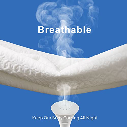  Waterproof King Size Mattress Protector - Breathable King Mattress Pad Cover - Premium Bamboo 3D Air Fabric, Ultra Soft Cooling Mattress Cover Fitted 8"-21" Deep Pocket (Noiseless & Vinyl-Free)