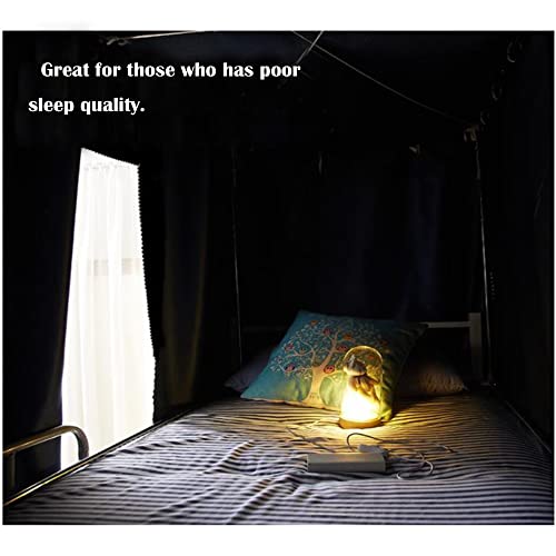  Qubanda Dorm Home Solid Thicken Bunk Blackout Bed Curtains Cloth Bed Canopy Students Single Sleeper，2panel
