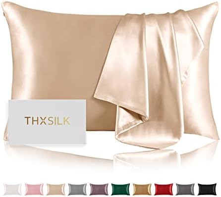  100% Silk Pillowcase For Hair And Skin, Both Sides Grade 6A+ Mulberry Silk Pillow Case With Hidden Zipper, Soft & Smooth White Pillowcases(1pc, Queen Size 20"x30")