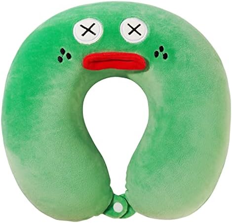  CHDN Travel Pillow Cute Comfortable&Washable Neck Pillow For Airplane Travel Office(Drak Blue)