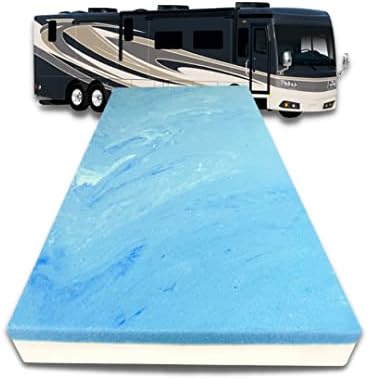  4" X 28" X 75" Bunk, Soft, Fitted, Zippered Mattress Cover Replacement, Premium Cotton, Waterproof, Non Skid Bottom, Mattress Pad Cover, Mattress Not Included